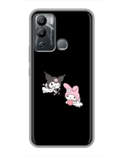 Чехол для Infinix Hot 12 Play с картинкой «My Melody и Kuromi» Чехол для Infinix Hot 12 Play с картинкой «My Melody и Kuromi»