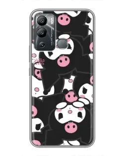 Чехол для Infinix Hot 12 Play с картинкой «Паттерн голов Куроми» Чехол для Infinix Hot 12 Play с картинкой «Паттерн голов Куроми»