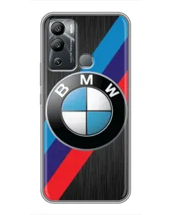 Чехол для Infinix Hot 12 Play с картинкой «BMW M-stripes стиль»
