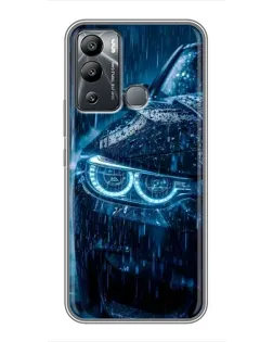 Чохол для Infinix Hot 12 Play з картинкою «BMW під дощем»