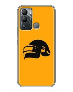 Чехол для Infinix Hot 12 Play с картинкой «PUBG — золотой шлем»