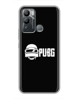 Чехол для Infinix Hot 12 Play с картинкой «PUBG — классический лого»