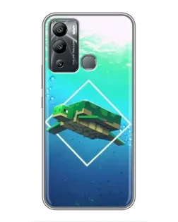 Чохол для Infinix Hot 12 Play з картинкою «Черепаха Minecraft» Чохол для Infinix Hot 12 Play з картинкою «Черепаха Minecraft»