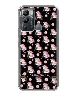 Чехол для Infinix Hot 12 Play с картинкой «Magic Unicorn паттерн»