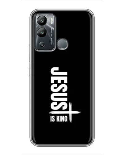 Чехол для Infinix Hot 12 Play с картинкой «Вертикаль веры Jesus»