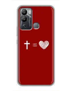 Чехол для Infinix Hot 12 Play с картинкой «Уравнение любви»