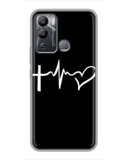 Чехол для Infinix Hot 12 Play с картинкой «Пульс веры»