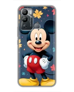 Чехол для Infinix Hot 12 Play с картинкой «Осенний Mickey Mouse»