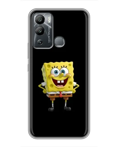 Чехол для Infinix Hot 12 Play с картинкой «Классический Губка Боб»