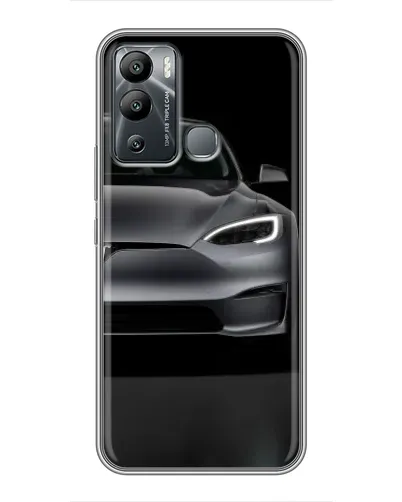 Чехол для Infinix Hot 12 Play с картинкой «Tesla Model S Look»