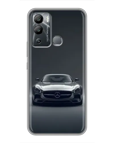 Чехол для Infinix Hot 12 Play с картинкой «Mercedes на черном»