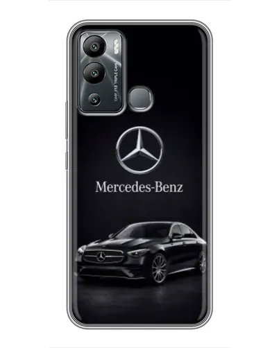 Чехол для Infinix Hot 12 Play с картинкой «Mercedes — решетка радиатора»