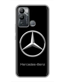 Чехол для Infinix Hot 12 Play с картинкой «Mercedes Silver Logo»