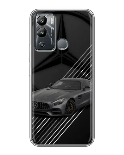 Чехол для Infinix Hot 12 Play с картинкой «Mercedes AMG — графика»