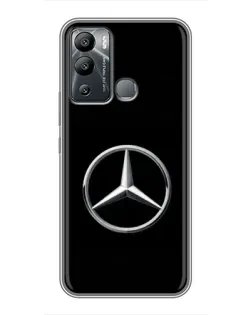 Чехол для Infinix Hot 12 Play с картинкой «Mercedes классический лого»