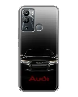 Чехол для Infinix Hot 12 Play с картинкой «Audi — градиентный контур»