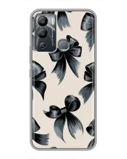 Чехол для Infinix Hot 12 Play с картинкой «Банты Coquette»
