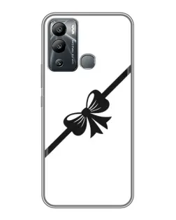 Чехол для Infinix Hot 12 Play с картинкой «Диагональный бант»