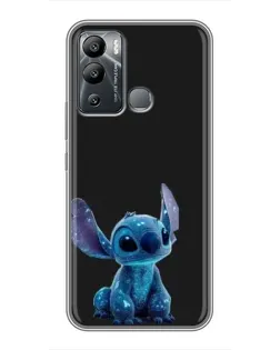 Чохол для Infinix Hot 12 Play з картинкою «Стіч на чорному»