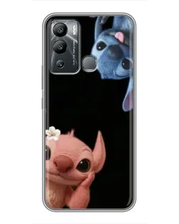 Чохол для Infinix Hot 12 Play з картинкою «Фіолетовий туман троянд»
