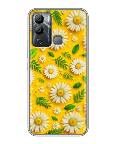 Чехол для Infinix Hot 12 Play с картинкой «Ромашковое солнце»