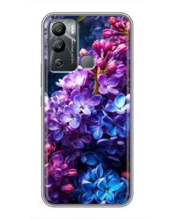 Чехол для Infinix Hot 12 Play с картинкой «Сиреневый цвет»
