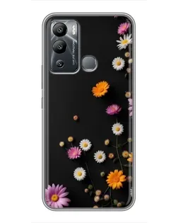 Чехол для Infinix Hot 12 Play с картинкой «Цветочная композиция»