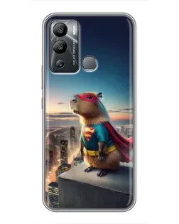 Чехол для Infinix Hot 12 Play с картинкой «Капи-мен супергерой» Чехол для Infinix Hot 12 Play с картинкой «Капи-мен супергерой»