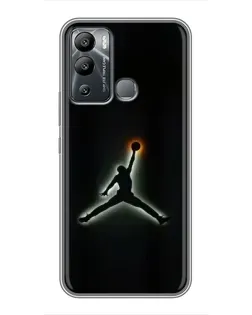 Чехол для Infinix Hot 12i с картинкой «Jordan Gradient Logo»
