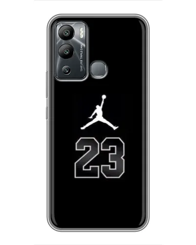 Чехол для Infinix Hot 12i с картинкой «Jordan Flight 23»