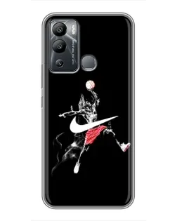 Чехол для Infinix Hot 12i с картинкой «Jordan Jumpman»