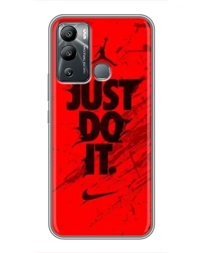 Чехол для Infinix Hot 12i с картинкой «Nike Just Do It»