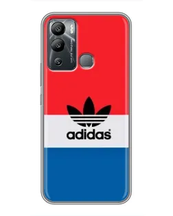 Чехол для Infinix Hot 12i с картинкой «Ретро блоки Adidas»
