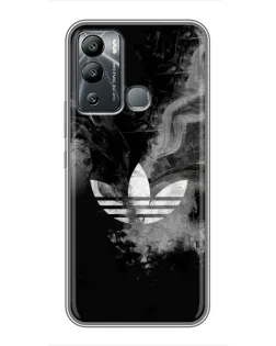 Чехол для Infinix Hot 12i с картинкой «Абстрактный дым Adidas»