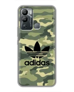Чехол для Infinix Hot 12i с картинкой «Милитари стиль Adidas»