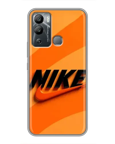Чехол для Infinix Hot 12i с картинкой «Оранжевый драйв Nike» Чехол для Infinix Hot 12i с картинкой «Оранжевый драйв Nike»