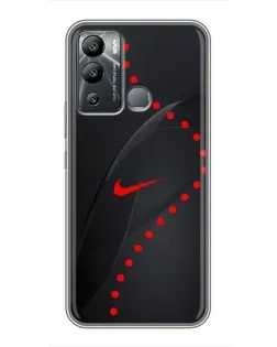 Чехол для Infinix Hot 12i с картинкой «Абстрактный дизайн Nike»
