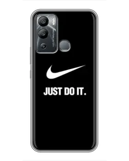 Чехол для Infinix Hot 12i с картинкой «Классический принт Nike»