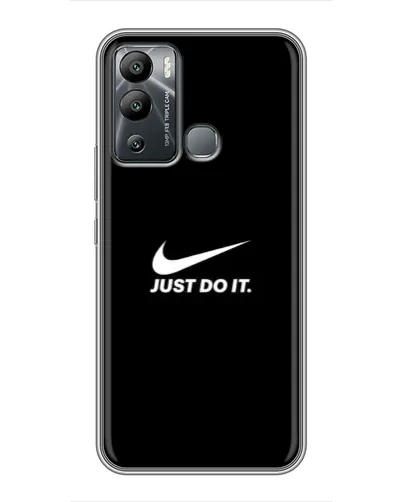 Чехол для Infinix Hot 12i с картинкой «Минимализм от Nike» Чехол для Infinix Hot 12i с картинкой «Минимализм от Nike»