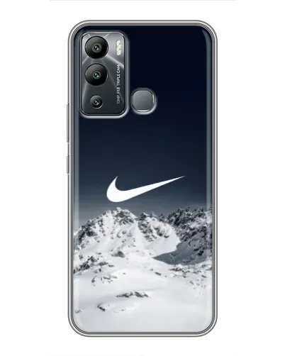 Чехол для Infinix Hot 12i с картинкой «Nike — зимние горы» Чехол для Infinix Hot 12i с картинкой «Nike — зимние горы»