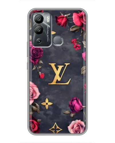 Чехол для Infinix Hot 12i с картинкой «Цветочный Louis Vuitton»