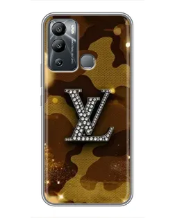 Чехол для Infinix Hot 12i с картинкой «Камуфляжный Louis Vuitton»