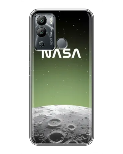 Чехол для Infinix Hot 12i с картинкой «NASA — лунный градиент»