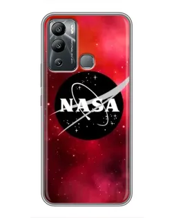 Чохол для Infinix Hot 12i з картинкою «NASA — червона туманність» Чохол для Infinix Hot 12i з картинкою «NASA — червона туманність»