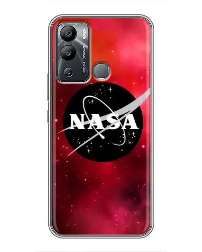 Чехол для Infinix Hot 12i с картинкой «NASA — красная туманность»