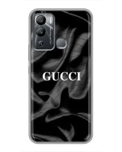 Чохол для Infinix Hot 12i з картинкою «Gucci — шовкові хвилі» Чохол для Infinix Hot 12i з картинкою «Gucci — шовкові хвилі»