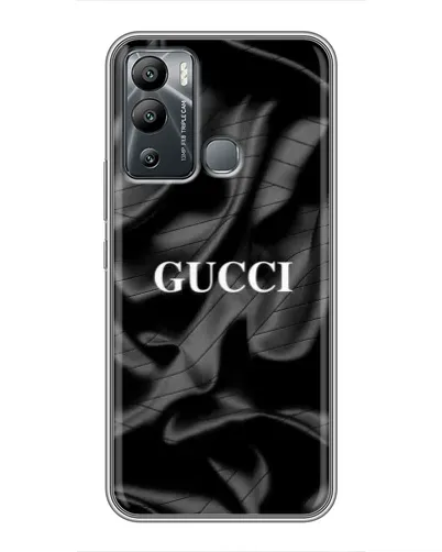 Чехол для Infinix Hot 12i с картинкой «Gucci — шелковые волны» Чехол для Infinix Hot 12i с картинкой «Gucci — шелковые волны»