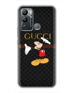 Чехол для Infinix Hot 12i с картинкой «Микки Маус Gucci»