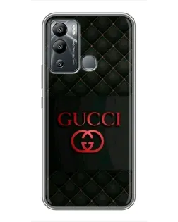 Чехол для Infinix Hot 12i с картинкой «Gucci — стеганый черный»