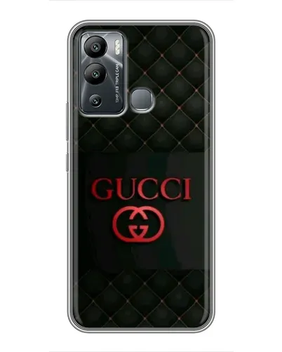 Чехол для Infinix Hot 12i с картинкой «Gucci — стеганый черный» Чехол для Infinix Hot 12i с картинкой «Gucci — стеганый черный»